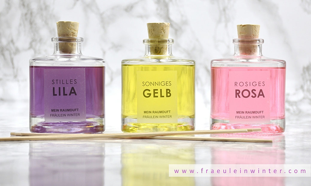 Reed Diffuser in 3 Duftnoten